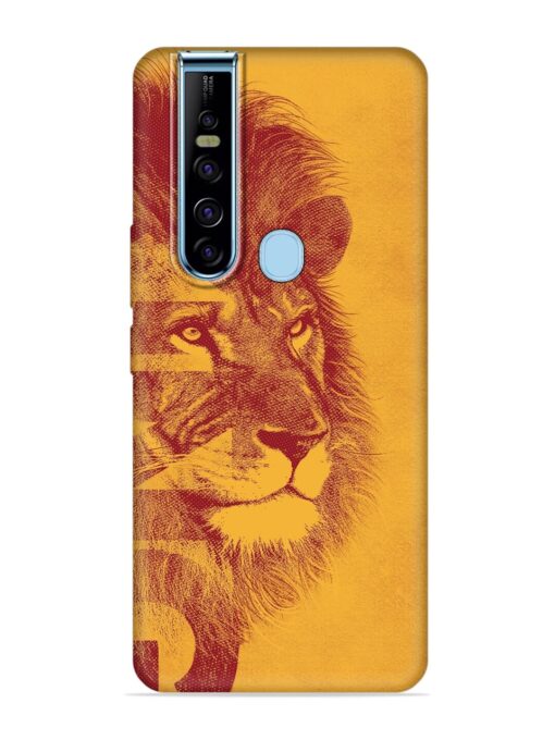 Gold Lion Crown Art Embossed Soft Silicone Case for Tecno Camon 15 Pro Zapvi