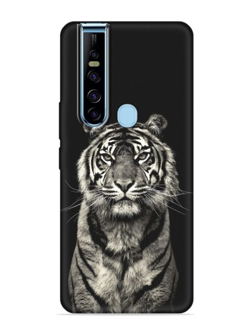 Tiger Art Embossed Soft Silicone Case for Tecno Camon 15 Pro Zapvi