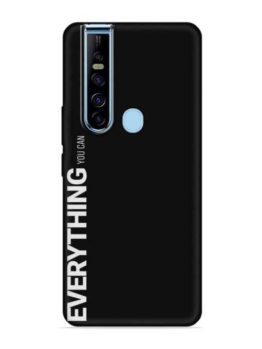 Everything You Can Embossed Soft Silicone Case for Tecno Camon 15 Pro Zapvi