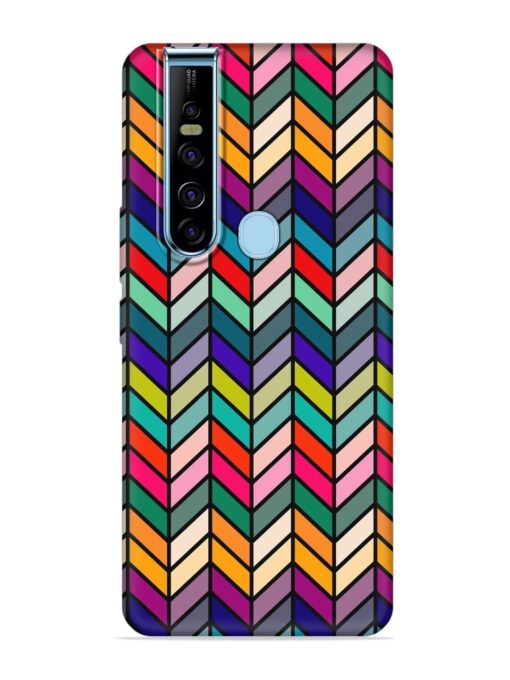 Retro Bauhaus Design Embossed Soft Silicone Case for Tecno Camon 15 Pro Zapvi