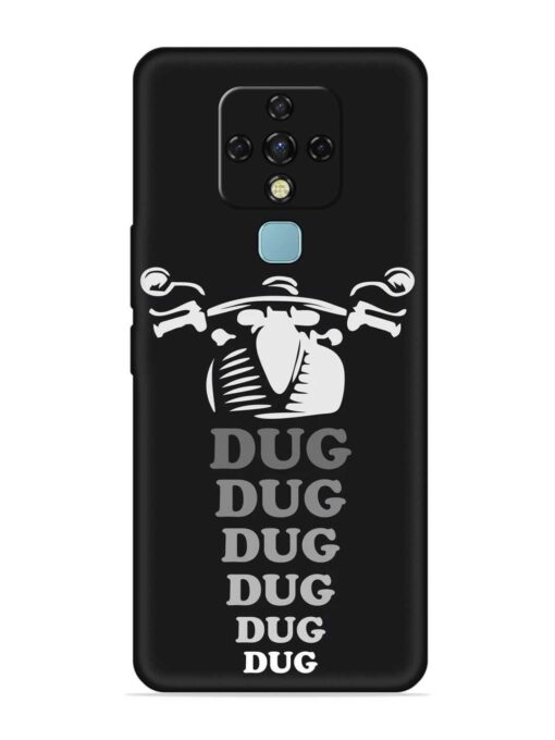 Dug Dug Dug Embossed Soft Silicone Case for Tecno Camon 16 Zapvi