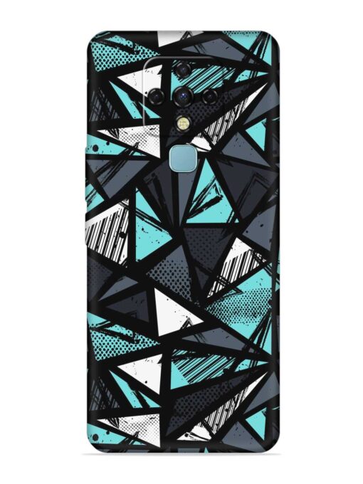 Abstract Seamless Embossed Soft Silicone Case for Tecno Camon 16 Zapvi