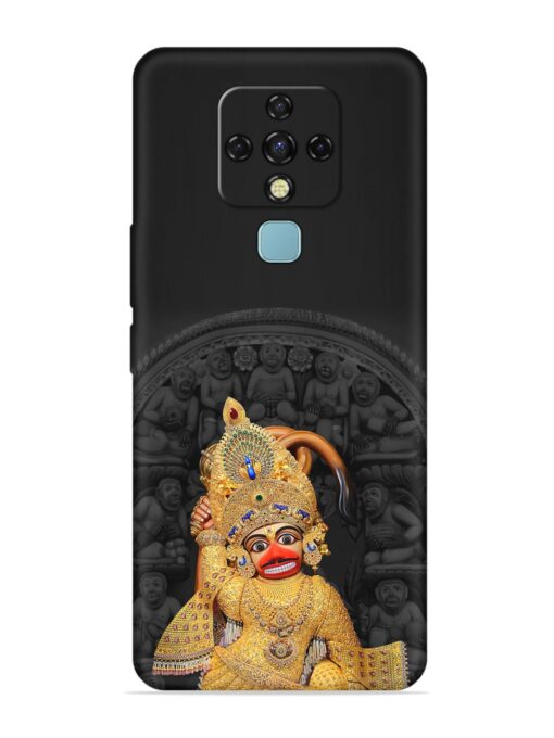 Indian Gold Hanuman Embossed Soft Silicone Case for Tecno Camon 16 Zapvi