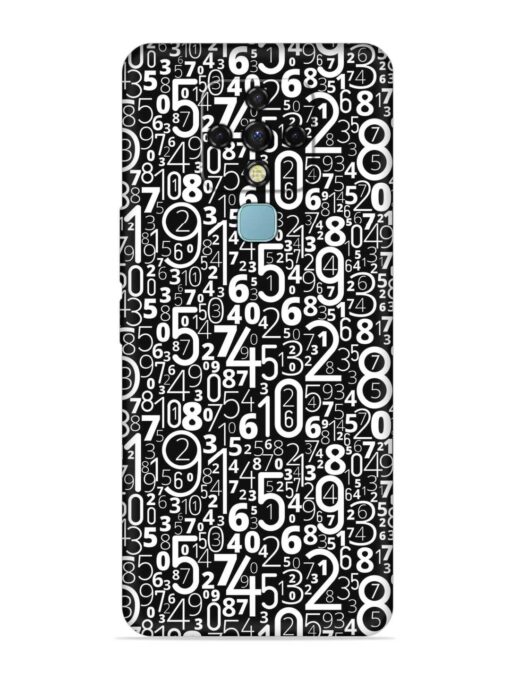 Many Numbers Different Embossed Soft Silicone Case for Tecno Camon 16 Zapvi