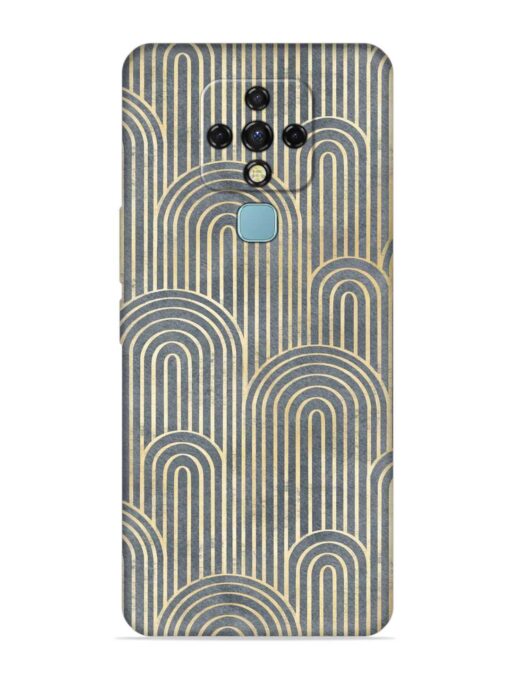 Art Deco Style Embossed Soft Silicone Case for Tecno Camon 16 Zapvi