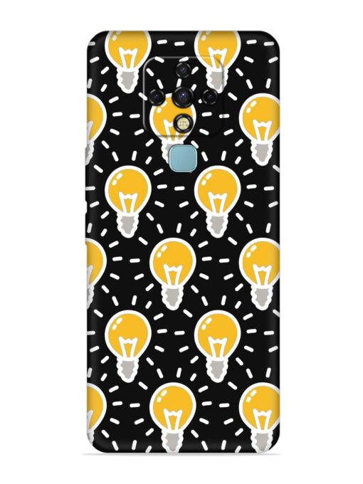 Light Bulb Seamless Embossed Soft Silicone Case for Tecno Camon 16