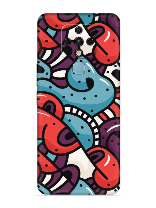 Seamless Backdrop Colorful Embossed Soft Silicone Case for Tecno Camon 16 Zapvi