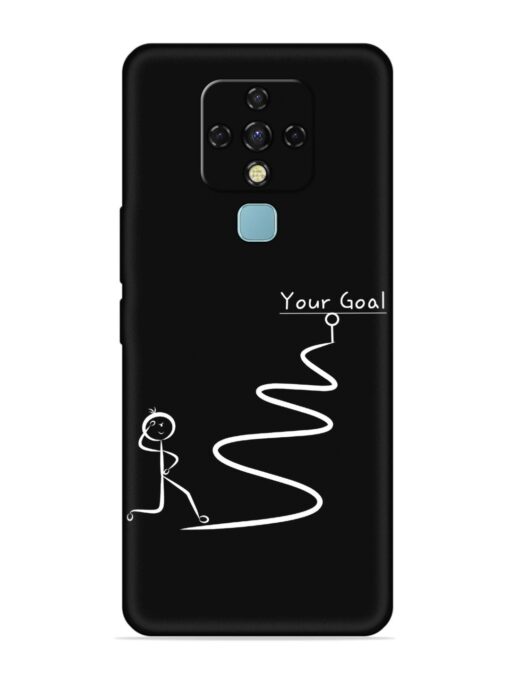 Your Goal Embossed Soft Silicone Case for Tecno Camon 16 Zapvi