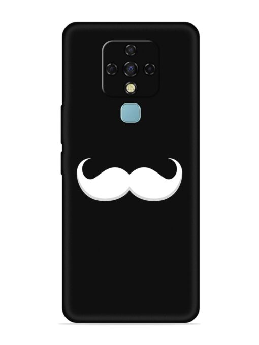 Mustache Vector Embossed Soft Silicone Case for Tecno Camon 16 Zapvi