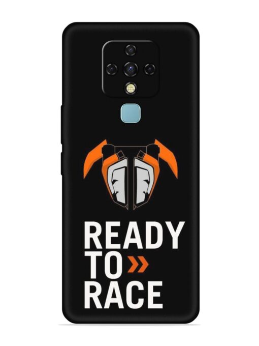 Ready To Race Embossed Soft Silicone Case for Tecno Camon 16