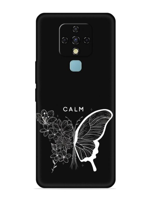 Calm Embossed Soft Silicone Case for Tecno Camon 16 Zapvi