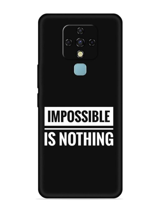 Impossible Is Nothing Embossed Soft Silicone Case for Tecno Camon 16