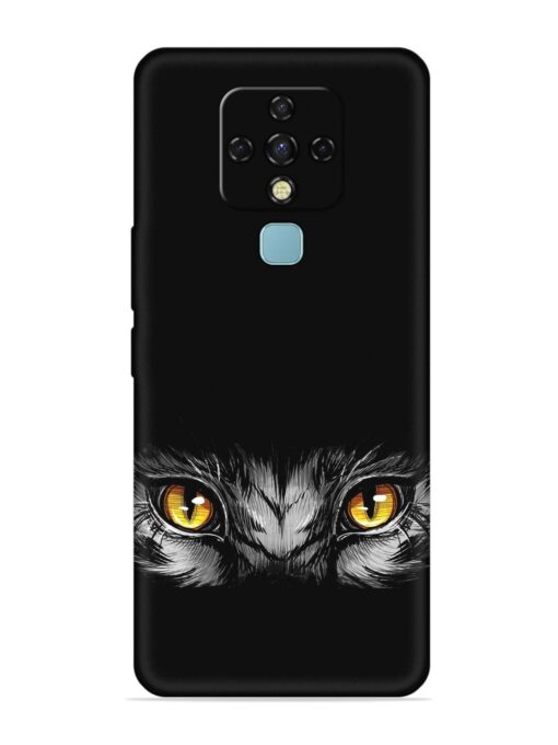 Scary Eye Embossed Soft Silicone Case for Tecno Camon 16 Zapvi