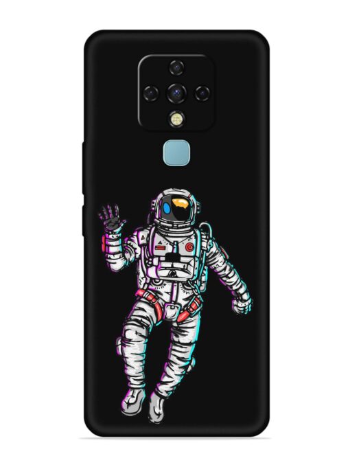 Spaceman Embossed Soft Silicone Case for Tecno Camon 16