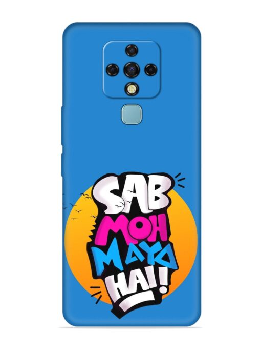 Sab Moh Moya Embossed Soft Silicone Case for Tecno Camon 16 Zapvi