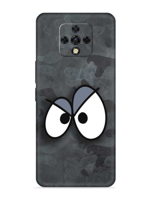 Big Eyes Night Mode Embossed Soft Silicone Case for Tecno Camon 16 Premier Zapvi