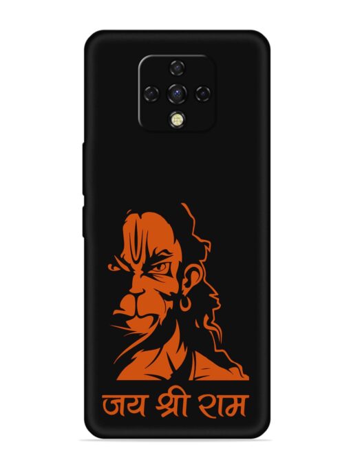 Angry Hanuman Embossed Soft Silicone Case for Tecno Camon 16 Premier Zapvi