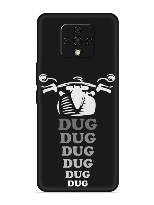 Dug Dug Dug Embossed Soft Silicone Case for Tecno Camon 16 Premier Zapvi