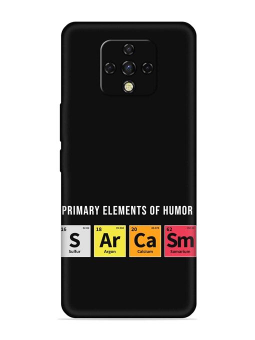 Primary Elements Humor Embossed Soft Silicone Case for Tecno Camon 16 Premier Zapvi