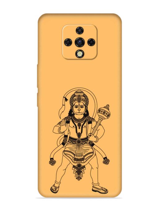 Indian God Hanuman Embossed Soft Silicone Case for Tecno Camon 16 Premier Zapvi