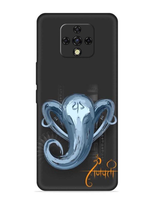 Illustration Lord Ganpati Embossed Soft Silicone Case for Tecno Camon 16 Premier Zapvi