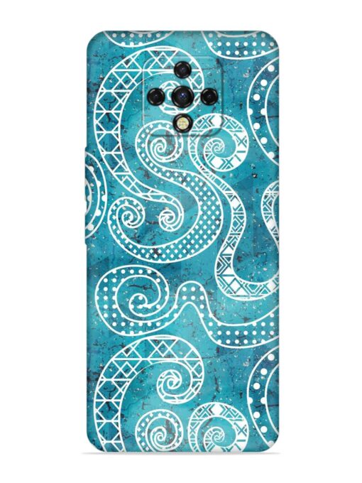 Vintage Curved Seamless Embossed Soft Silicone Case for Tecno Camon 16 Premier Zapvi