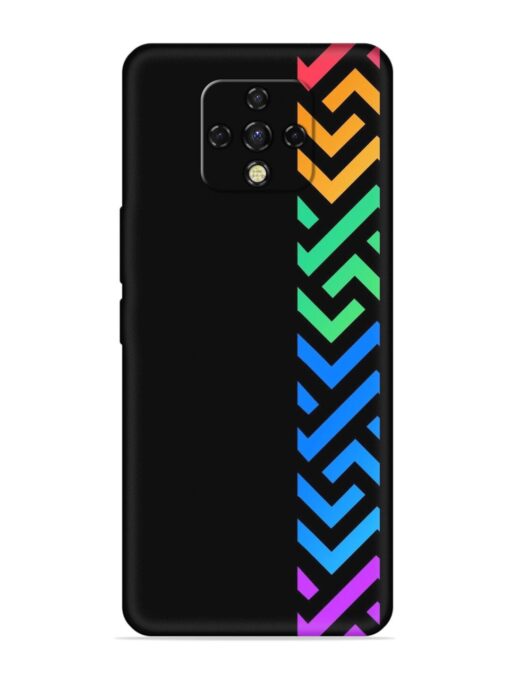 Colorshape Stripes Embossed Soft Silicone Case for Tecno Camon 16 Premier Zapvi