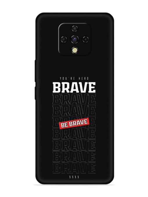 Be Brave Embossed Soft Silicone Case for Tecno Camon 16 Premier Zapvi