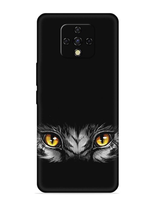 Scary Eye Embossed Soft Silicone Case for Tecno Camon 16 Premier Zapvi