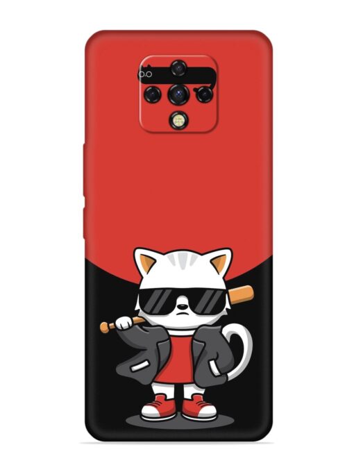 Cool Little Bear Cartoon Embossed Soft Silicone Case for Tecno Camon 16 Premier Zapvi