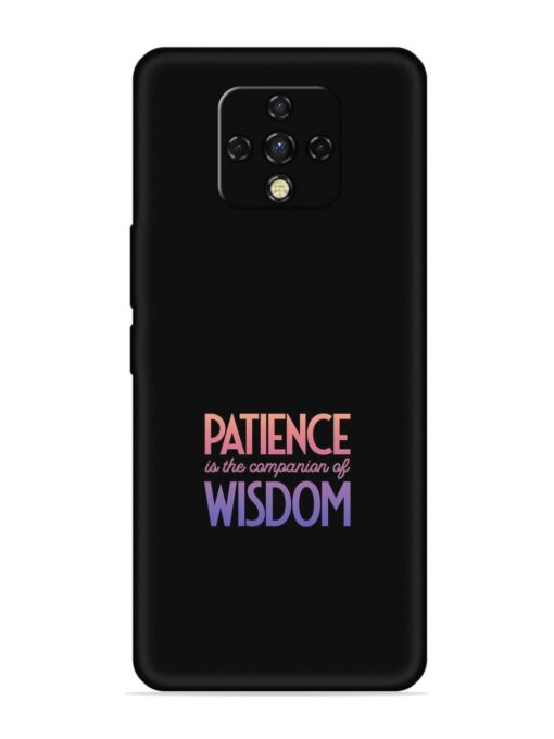 Patience Is The Embossed Soft Silicone Case for Tecno Camon 16 Premier Zapvi