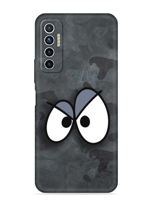 Big Eyes Night Mode Embossed Soft Silicone Case for Tecno Camon 17 Zapvi