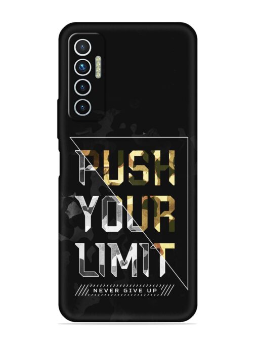 Push Your Limits Embossed Soft Silicone Case for Tecno Camon 17 Zapvi