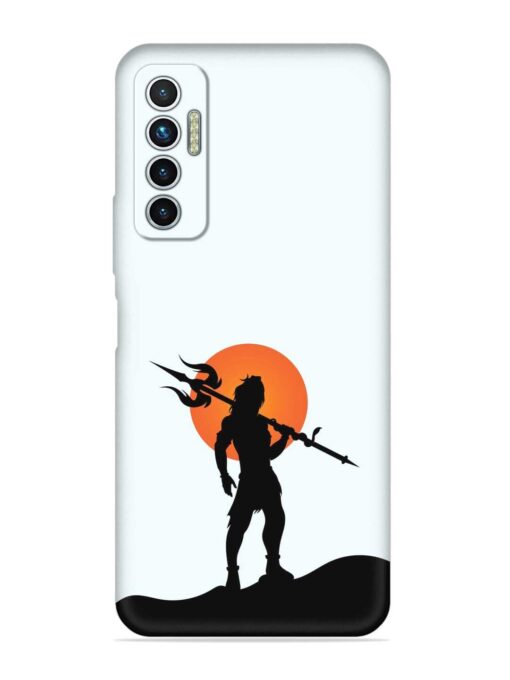 Lord Mahadev Trendy Embossed Soft Silicone Case for Tecno Camon 17 Zapvi