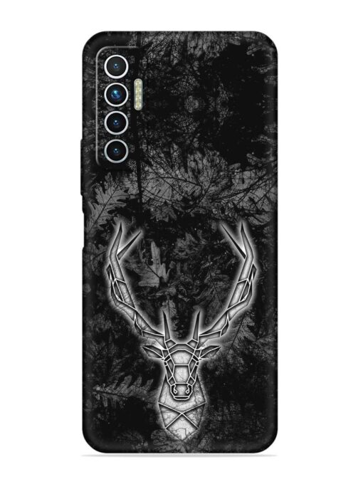 Ancient Deer Embossed Soft Silicone Case for Tecno Camon 17 Zapvi