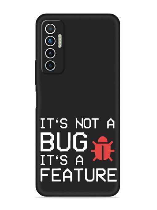 Not Bug Feature Embossed Soft Silicone Case for Tecno Camon 17 Zapvi