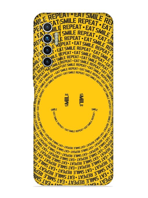 Smiley Embossed Soft Silicone Case for Tecno Camon 17 Zapvi