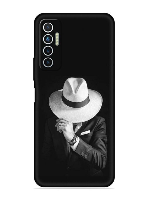 Men Under Hat Embossed Soft Silicone Case for Tecno Camon 17