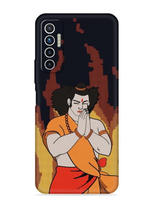 Shree Ram Vector Embossed Soft Silicone Case for Tecno Camon 17