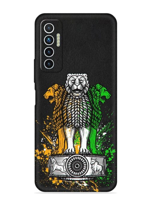 Pillars Of Ashoka Embossed Soft Silicone Case for Tecno Camon 17 Zapvi