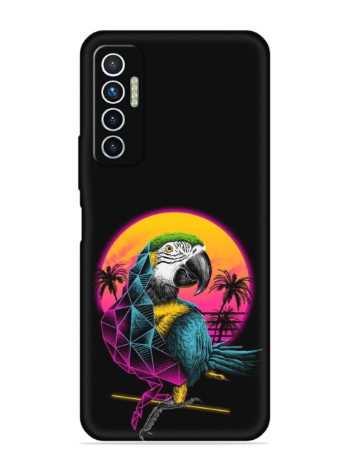 Rad Parrot Embossed Soft Silicone Case for Tecno Camon 17