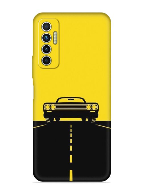 Classic Car Embossed Soft Silicone Case for Tecno Camon 17