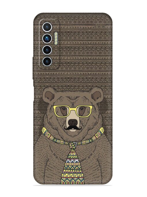 Grizzly Bear Embossed Soft Silicone Case for Tecno Camon 17