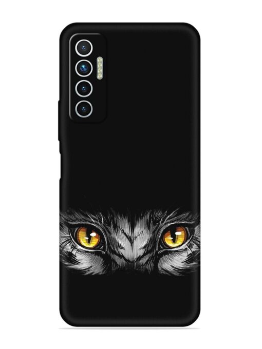 Scary Eye Embossed Soft Silicone Case for Tecno Camon 17