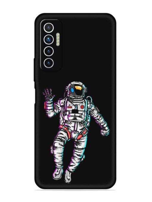 Spaceman Embossed Soft Silicone Case for Tecno Camon 17 Zapvi