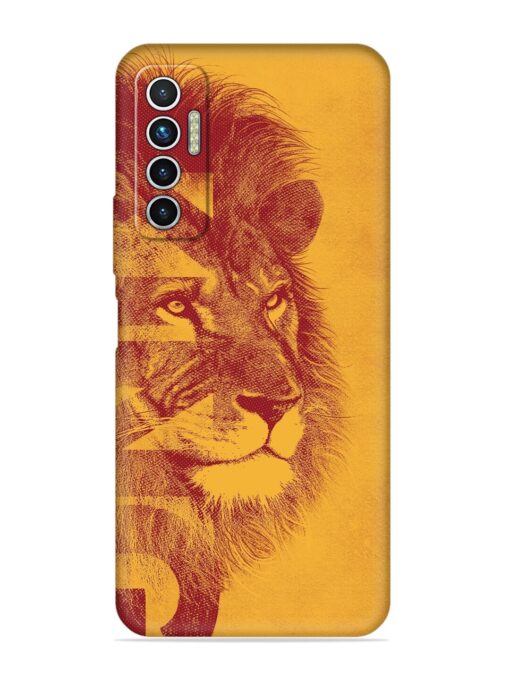 Gold Lion Crown Art Embossed Soft Silicone Case for Tecno Camon 17