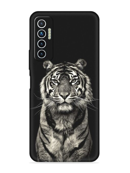 Tiger Art Embossed Soft Silicone Case for Tecno Camon 17