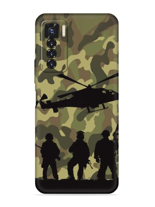 Army Heros Embossed Soft Silicone Case for Tecno Camon 17 Pro Zapvi