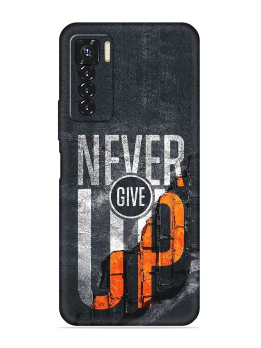 Never Give Up Embossed Soft Silicone Case for Tecno Camon 17 Pro Zapvi