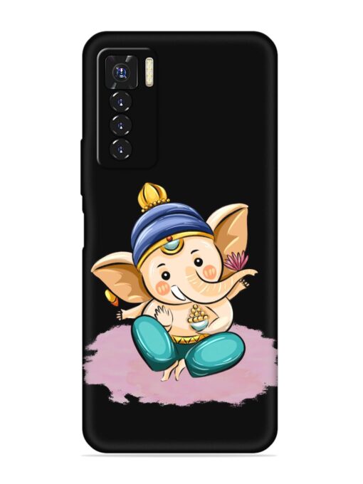 Bal Ganesh Vector Art Embossed Soft Silicone Case for Tecno Camon 17 Pro Zapvi